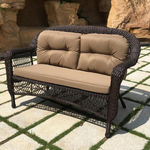 Плетеный диван " LV520-1 Brown/Beige"
